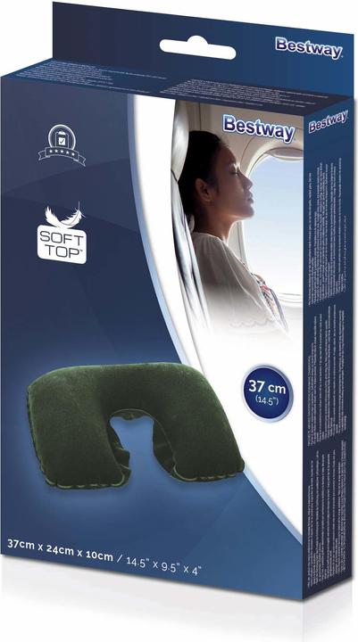Immagine prodotto Bestway 67006 cuscino da viaggio Gonfiabile Verde, Bianco (Imbottitura aggiuntiva)