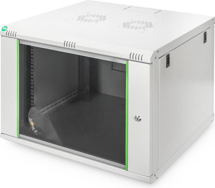 Immagine prodotto Digitus Alloggiamento a parete Serie Dynamic Basic - 600 x 450 mm (L x P) (7 HE, Rack da 19 pollici)