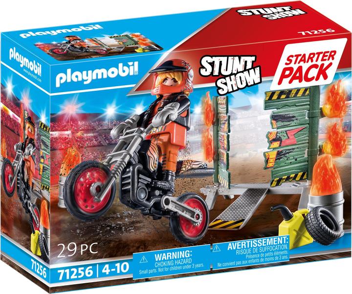 Actual product image Playmobil Motorbike with wall of fire (71256, Playmobil stunt show)