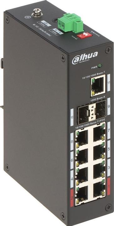 Image du produit Dahua Switch 11 Porte Di Cui 8 Poe 120w Switch Layer 2 Unamanaged (9 Ports)