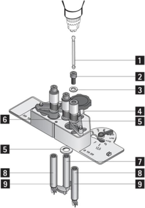Actual product image Hettich WASHER DIN 988 1,2 DRILLJIG VB (1 pcs.)