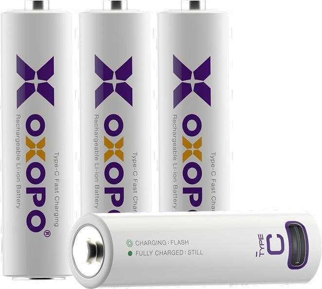 Oxopo 1.5V Li/Ion battery with USB C charging plug