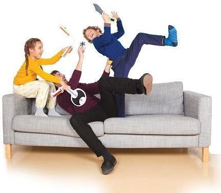 Actual product image Doiy Pillow Fight (47 x 19 cm, 36.5 x 9 cm, 45 x 5 cm)