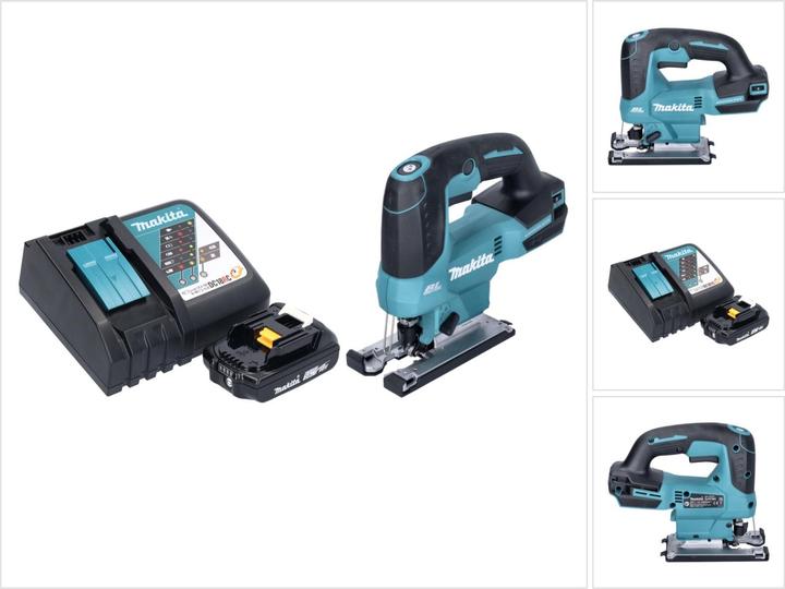 Produktbild Makita DJV 184 RA1 Akku Pendelhub Stichsäge 18 V Brushless + 1x Akku 2,0 Ah + Ladegerät