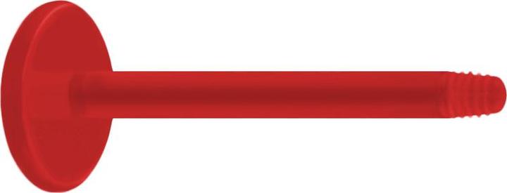 Produktbild Star Piercing Micro Labret-Stab rot (Acryl, ohne Messing)