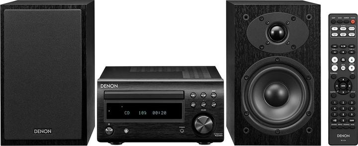 Actual product image Denon D-M41 - Home Audio Mini System - Black - 60 W - 2-way - 12 cm - 2.5 cm (Bluetooth, CD player, 1x 60 W)