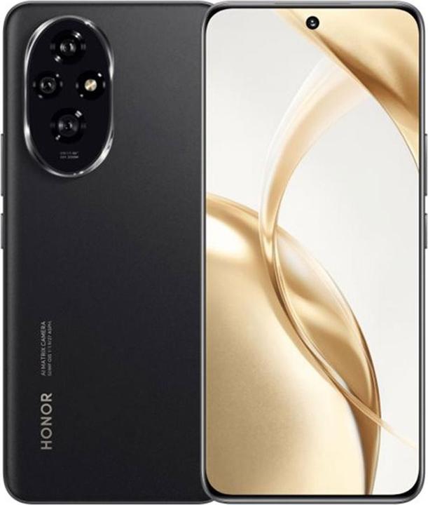 Produktbild Honor 200 (512 GB, Midnight Black, 6.70", Dual SIM, 50 Mpx, 5G)