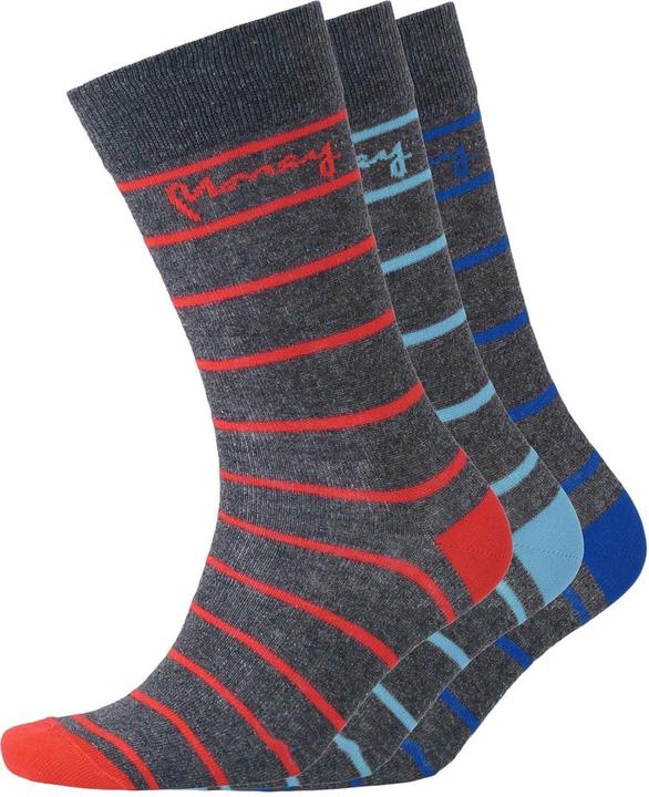 Immagine prodotto Universal Textiles Calzini a righe da uomo (confezione da 3) (confezione da 3, 39.5 - 45.5)