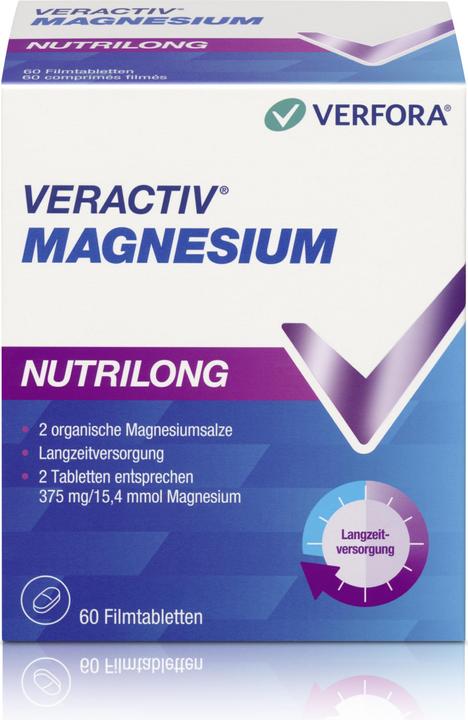 Image du produit Veractiv Magnésium Nutrilong (60 pièce(s), Cachets, 117 g)