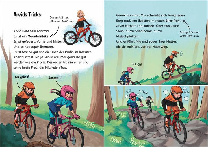 Actual product image Loewe Leselöwen 3. Klasse - Aufregung im Bike-Park (German, Christian Tielmann, Sarah-Lisa Hleb, 2024)