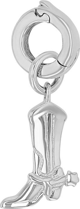 Actual product image Amor Charms für Damen, 925 Sterling Silber | Stiefel (Silver 925)