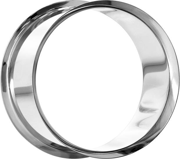 Produktbild Star Piercing Flared Tunnel silber (Chirurgenstahl 316L)