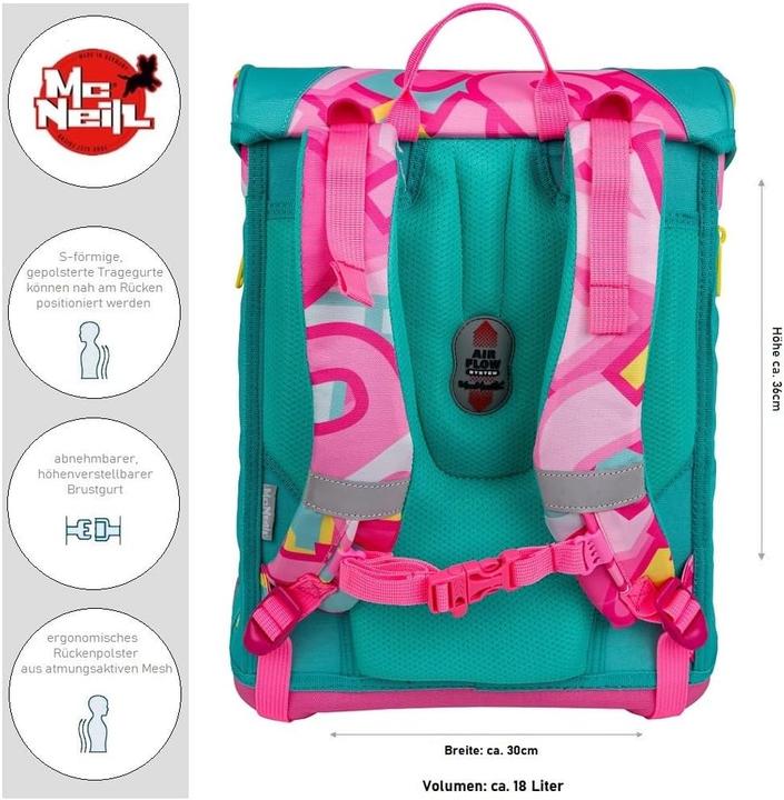Image du produit Familando Minnie Mouse Schulranzen-Set (18 l)