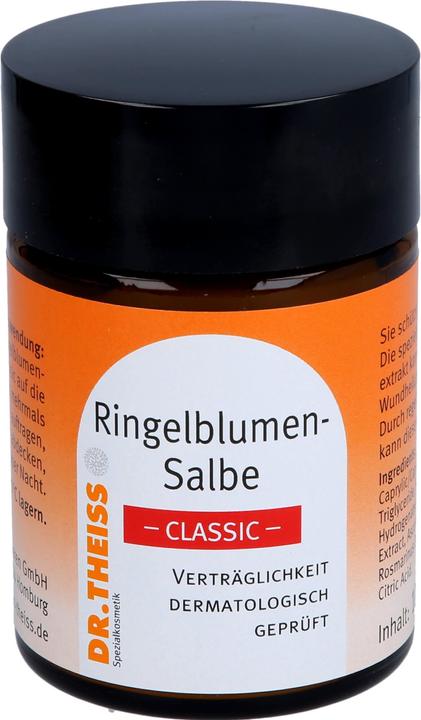 Actual product image Dr. Theiss Calendula Ointment Classic protects and cares for the skin, 100 ml Ointment (Body cream, 100 ml)