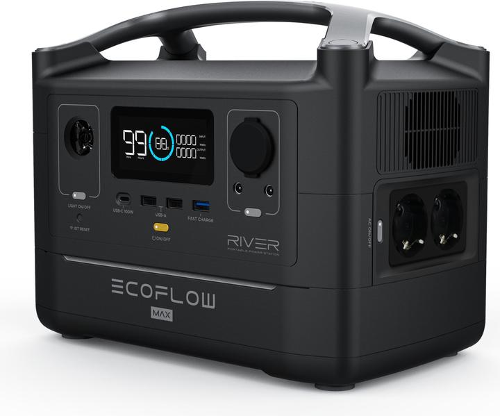 Actual product image EcoFlow River 600 Max (576 Wh, 7.70 kg)