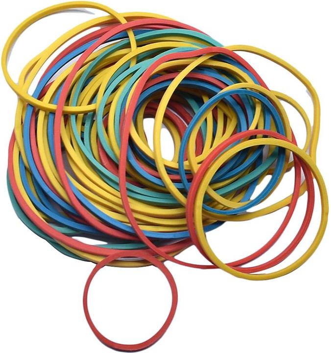 Actual product image Easy Work Rubber bands 20-70 mm 50 pieces (12 pcs.)