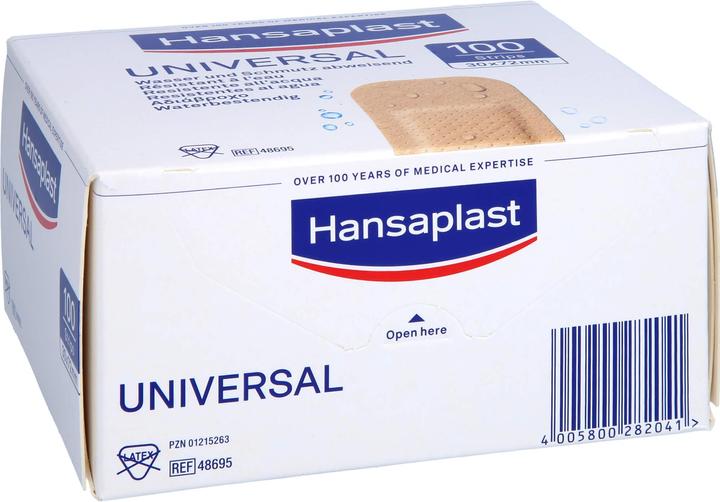 Produktbild BSN Universal Waterresistant Strips 3.00 cm x 7.20 cm / 100 Stk. (100 x)