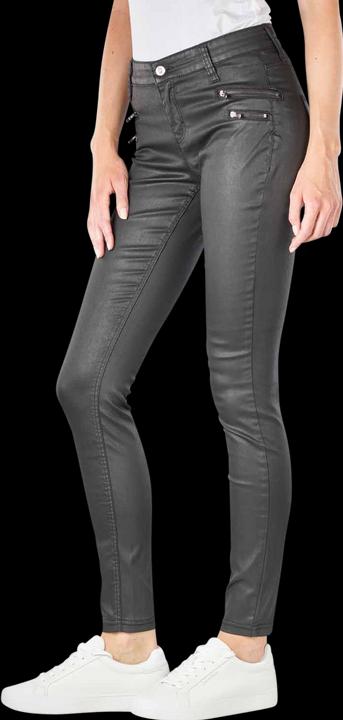 Produktbild MAC Jeans Zip Skinny Jeans Coated Black (W29/L32)