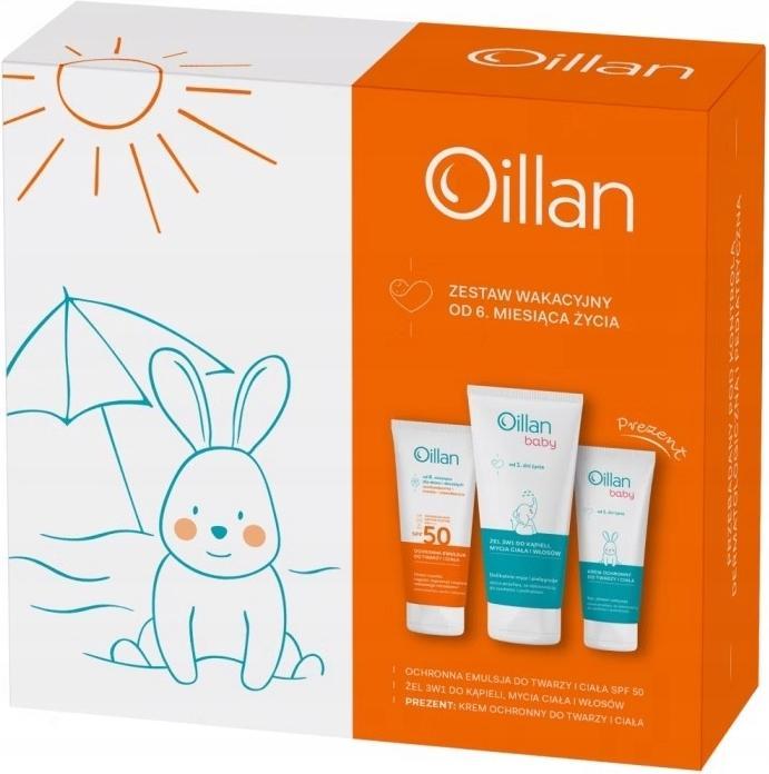 Produktbild Oceanic Oillan Holiday Set For Baby - Spf 50 Emulsion 100ml, 3-In-1 Gel 200ml, Schutzcreme 75ml