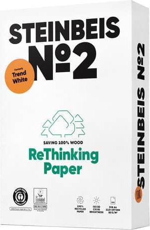 Steinbeis Recycled Paper No.2 DIN A4 80 g/sqm 500 sheets (80 g/m², 500 x, A4)