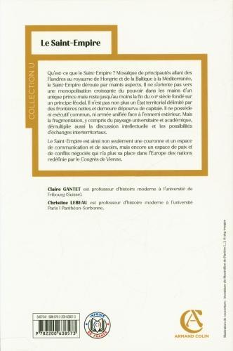 Produktbild Le Saint Empire : 1500-1800 (Französisch, Gantet Claire, Lebeau Christine, 2024)