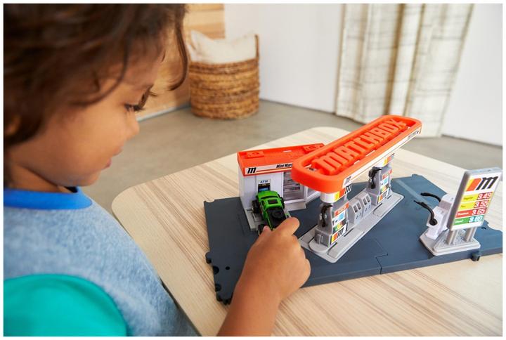 Actual product image Matchbox ACTION DRIVERS FUEL STATION Playset