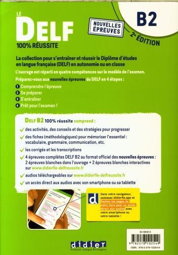 Actual product image DELF 100 % Reussite B2 + Online-Ausgabe. 2022 (French, German, Collectif, 2023)