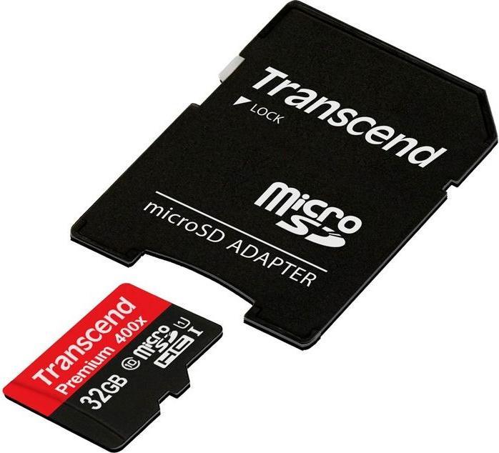 Actual product image Transcend USD300S (32 GB, microSDHC, U1, UHS-I)