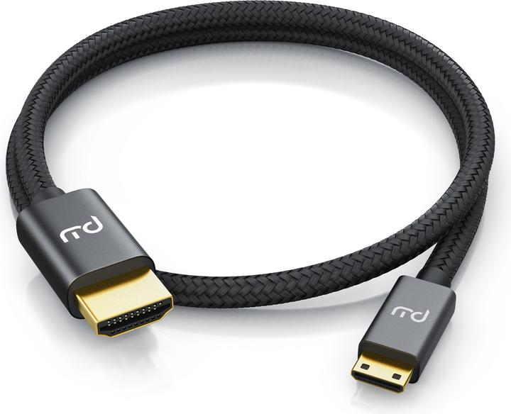 Produktbild Primewire Mini HDMI auf HDMI Kabel, Typ C auf Typ A, 4K miniHDMI Adapterkabel 3840 x 2160 @ 60 Hz, HDR, ARC (1.50 m, HDMI)