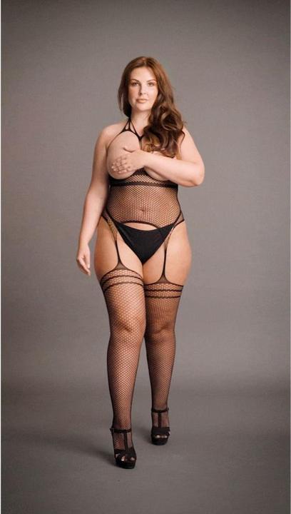 Productafbeelding Le Désir Strappy jarretel bodystocking (Eén maat voor iedereen)