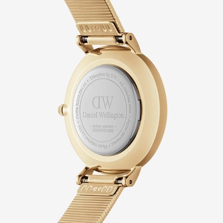Produktbild Daniel Wellington Classic Petite Lumine Pressed Piano Gold White (Analoguhr, 28 mm)