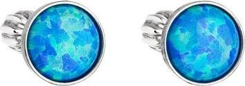 Produktbild Evolution Group Silver Earrings With Blue Synthetic Opal 11001.3 Blue