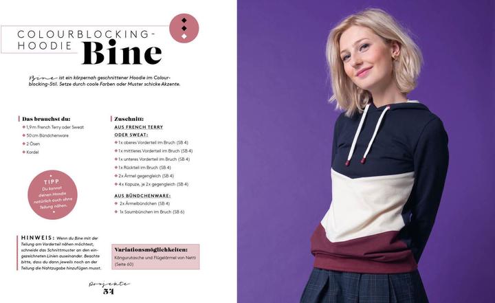 Image du produit Nähen mit French Terry und Sweat - Cosy and Casual (Allemand, Jeanette Thümmler, 2023)