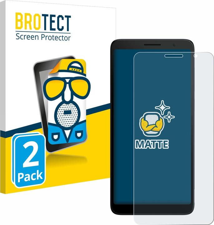 Produktbild BROTECT Entspiegelungs-Schutzfolie Displayschutz Matt (2 Stück, HTC Desire 501)