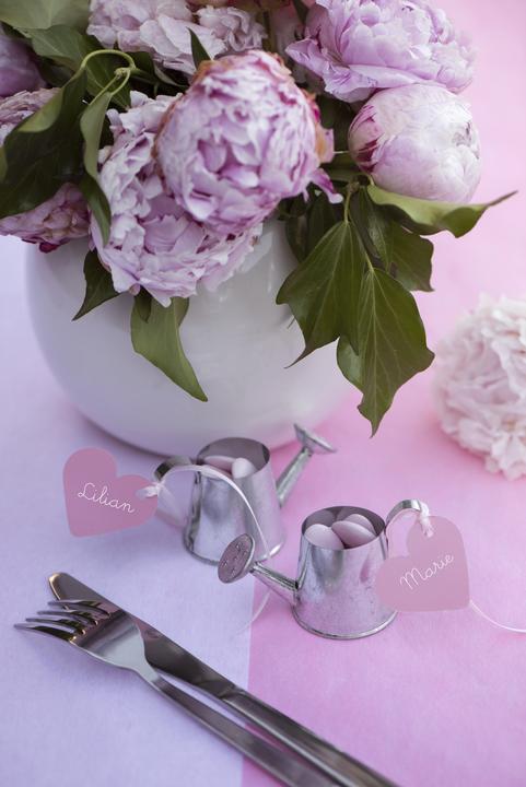 Actual product image Santex Heart cardboard label - Pink (10pcs)