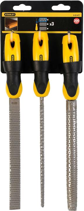 Actual product image Stanley Rasp set, cut 1, 200 mm 3 pcs. (Slash 1, 380 mm)