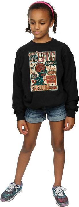 Actual product image Big Bang Theory Girls Infographic Poster Sweatshirt (152, 158)