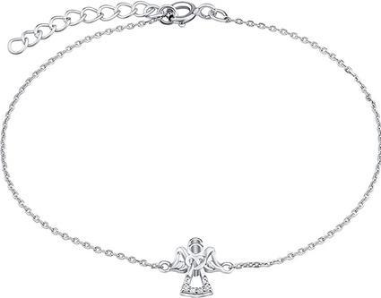 Actual product image Silvego Fine silver angel bracelet with clear zircons MW2233B (925 sterling silver)