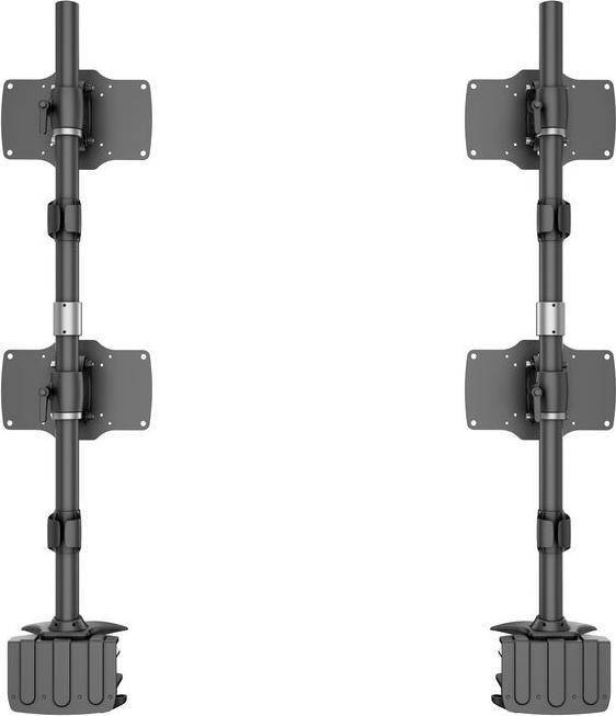 Actual product image Multibrackets M VESA Desktopmount Quad Vertical Desk Clamp 24"-32"
