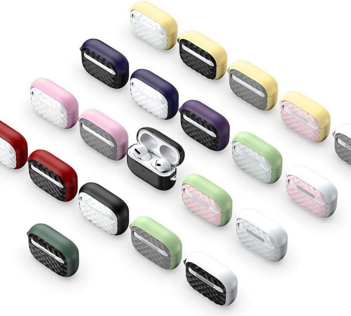 Productafbeelding Dux Ducis Back panel cover PECC - protective case for AirPods Pro 2 black (Koptelefoon tas)