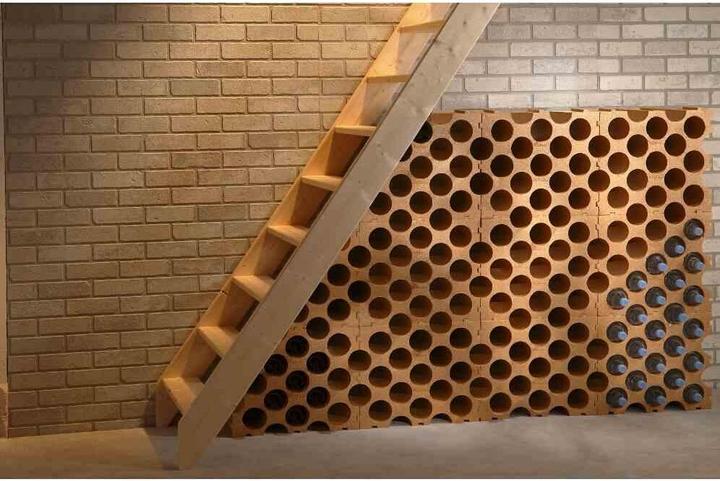 Produktbild Mottez B229V Aufbewahrungsschrank für Flaschen, Flaschenregal, Weinregal, aus Styropor (50 x 43 x 26 cm)