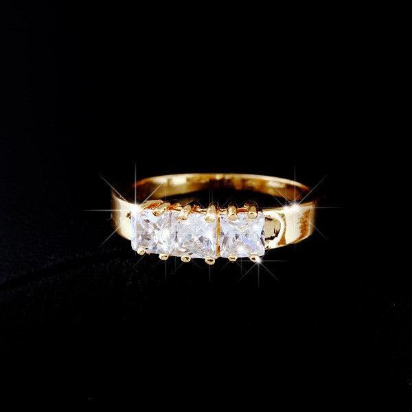 Image du produit Hermex Bague en or RGP avec zirconium - or t. 56 (56)