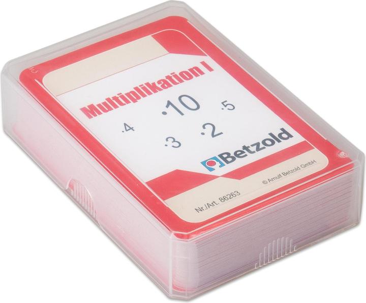 Actual product image Betzold Multiplication I - Magic Cylinder Card Set (German)