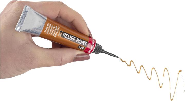 Immagine prodotto Amsterdam Pittura acrilica Reliefpaint 814 (Oro Antico, 20 ml)