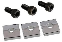 Actual product image AllParts AP BP 0116-010 Clamp blocks F.Rose chrome (Instrument spare parts)