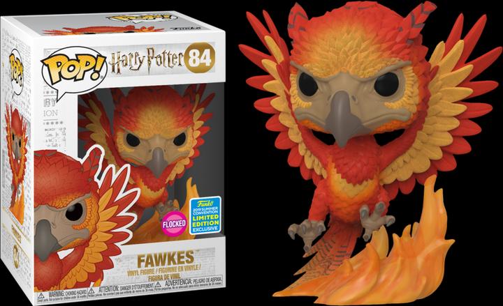Produktbild Funko POP! Harry Potter Fawkes Exclusive Floquée Summer Convention 2019