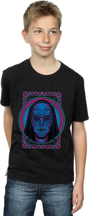 Actual product image Boys Neon Death Eater Mask T-Shirt (152, 158)
