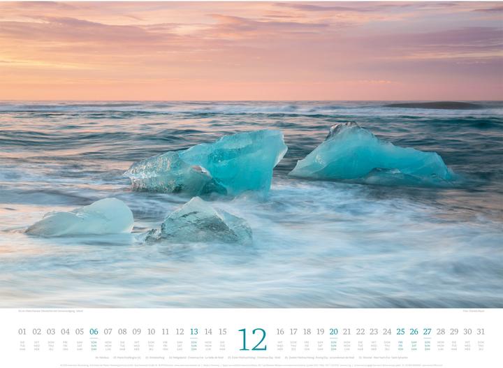 Produktbild Morgenlicht Kalender 2026 (54 x 42 cm, Englisch, Französisch, Deutsch)