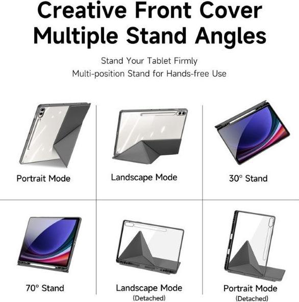 Energy Label Dux Ducis Magi Series Bookover (Galaxy Tab S9+, Galaxy Tab S9 FE+)