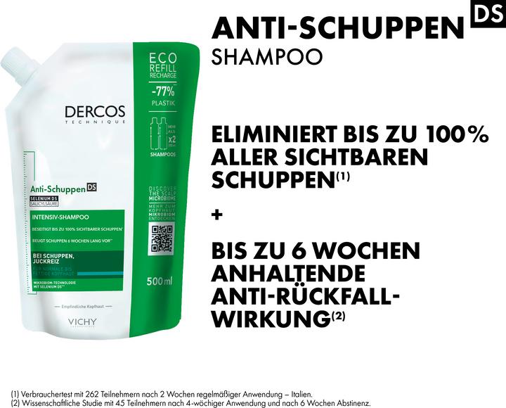 Immagine prodotto Vichy Dercos Anti-Schuppen Shampoo für normale bis fettige Kopfhaut (500 ml, Shampoo liquido)